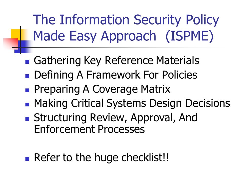 The 16+ Hidden Facts of Information Security Policies Made Easy! Information security policies made easy covers over 200 essential information. The 16+ Hidden Facts of Information Security Policies Made Easy! Information security policies made easy covers over 200 essential information.
