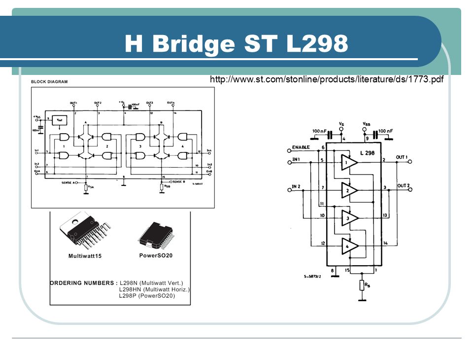 H Bridge ST L298