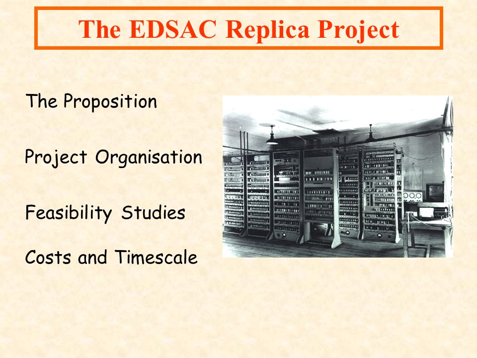 The EDSAC Replica Project - ppt video online download