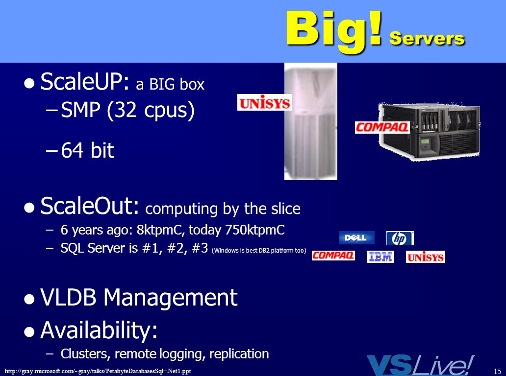 Building Petabyte Databases SQL+.Net - ppt download