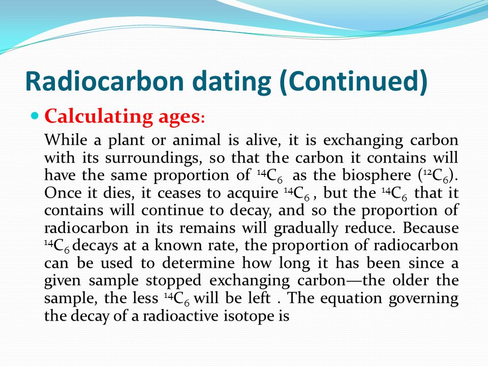 Radiometric dating slideshare