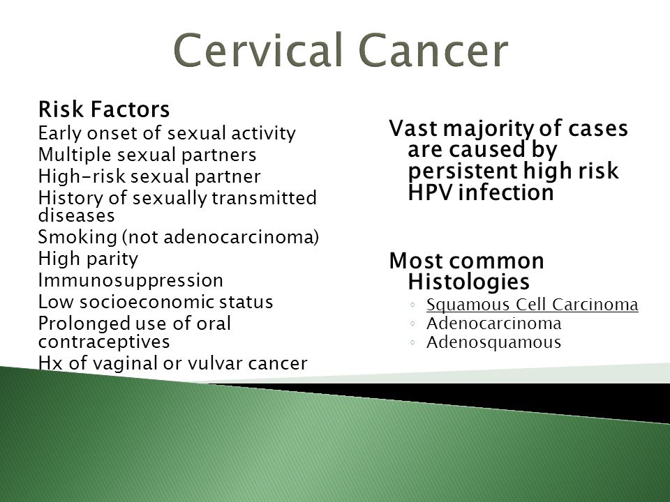 Cervical Cancer Screening And Hpv Ppt Download