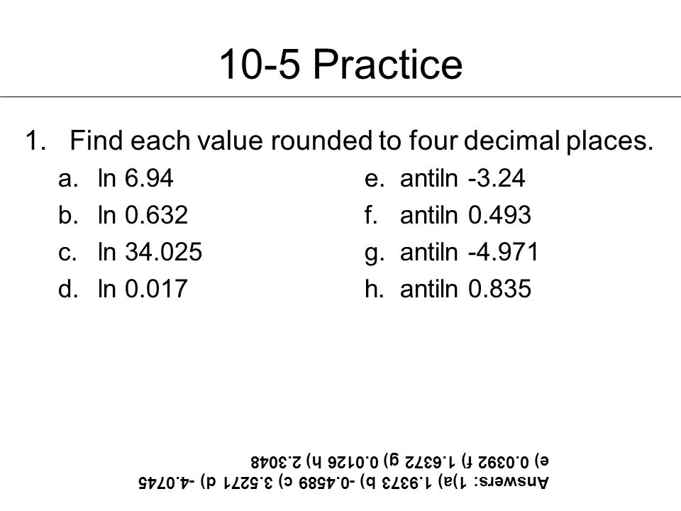 Exploring Exponential And Logarithmic Functions Ppt Download