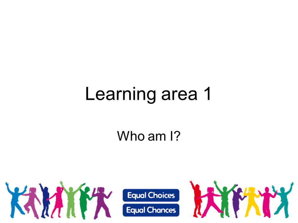 Learning area 1 Who am I