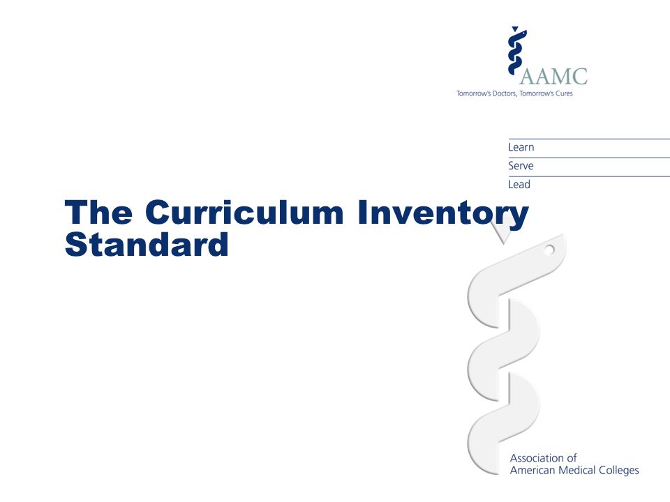 The Curriculum Inventory Standard