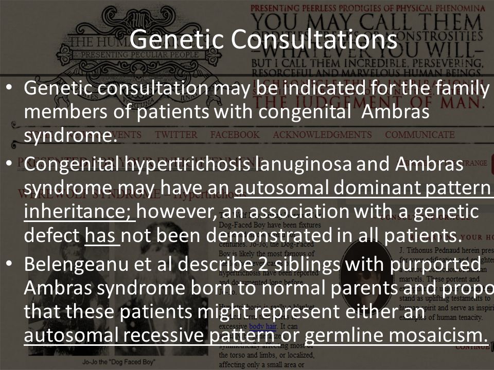 Genetic Consultations
