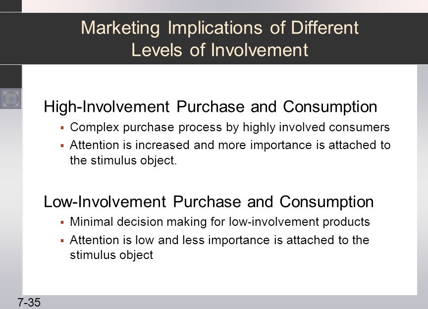 7 Consumer Motives, Goals & Involvement Chapter McGraw-Hill/Irwin - ppt  video online download