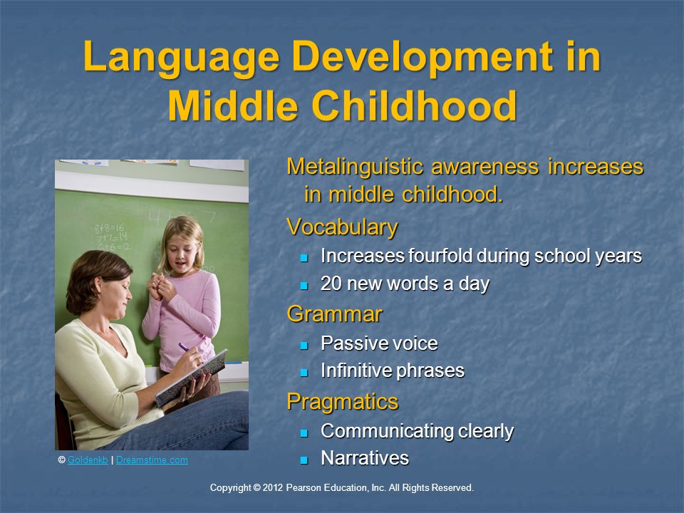 Language Development in Middle Childhood
