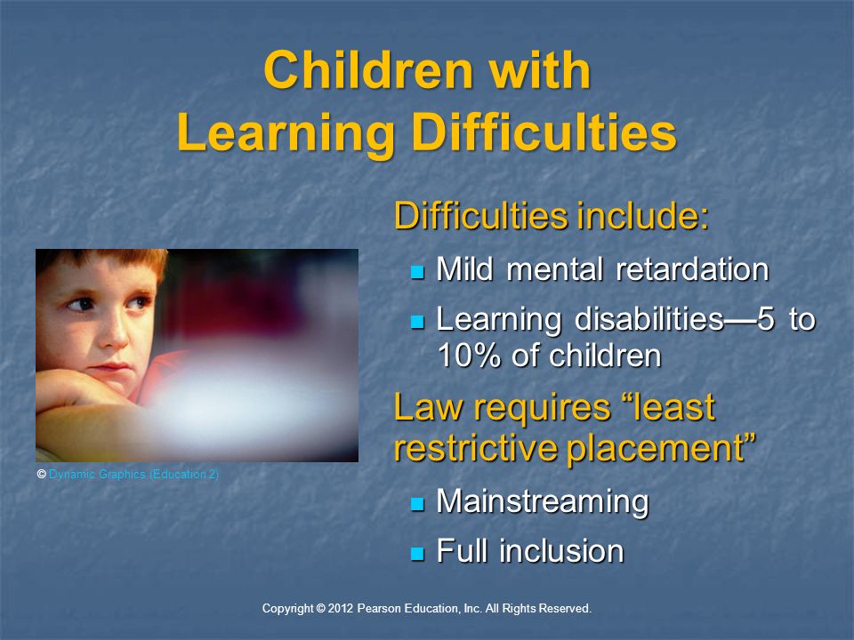 Children with Learning Difficulties
