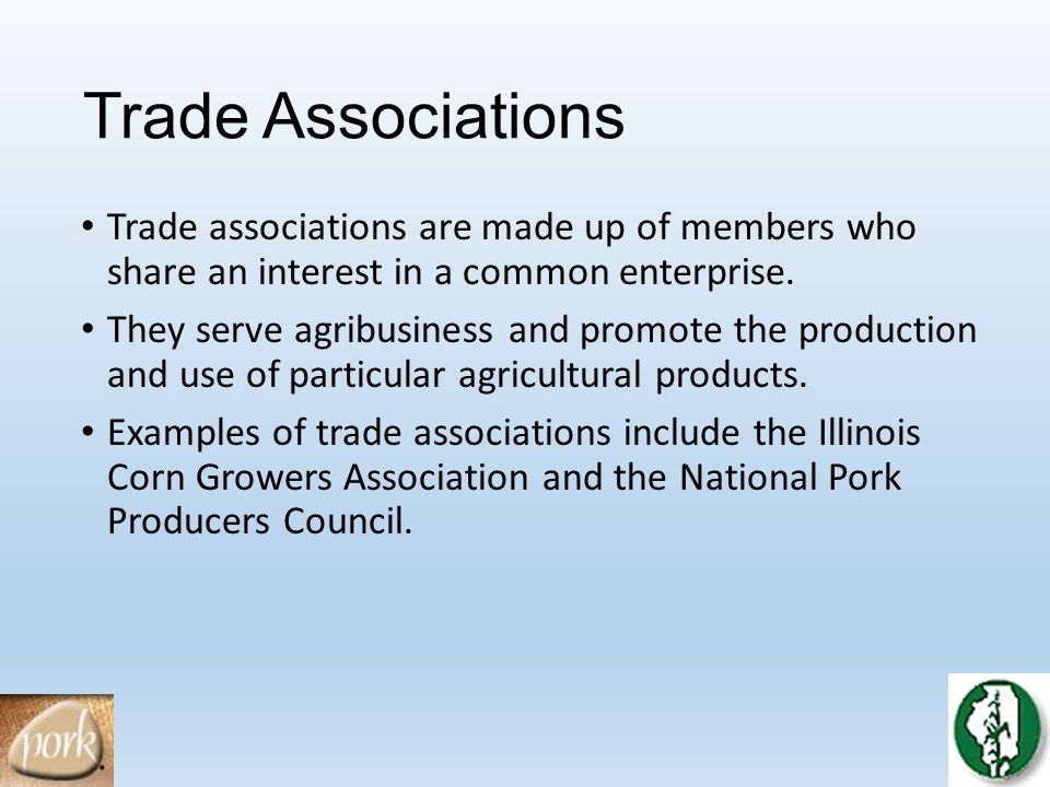 examples of trade organizations
