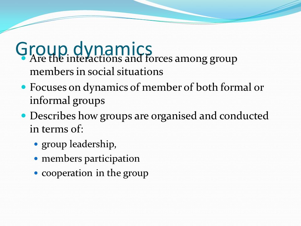 leadership in group dynamics ppt