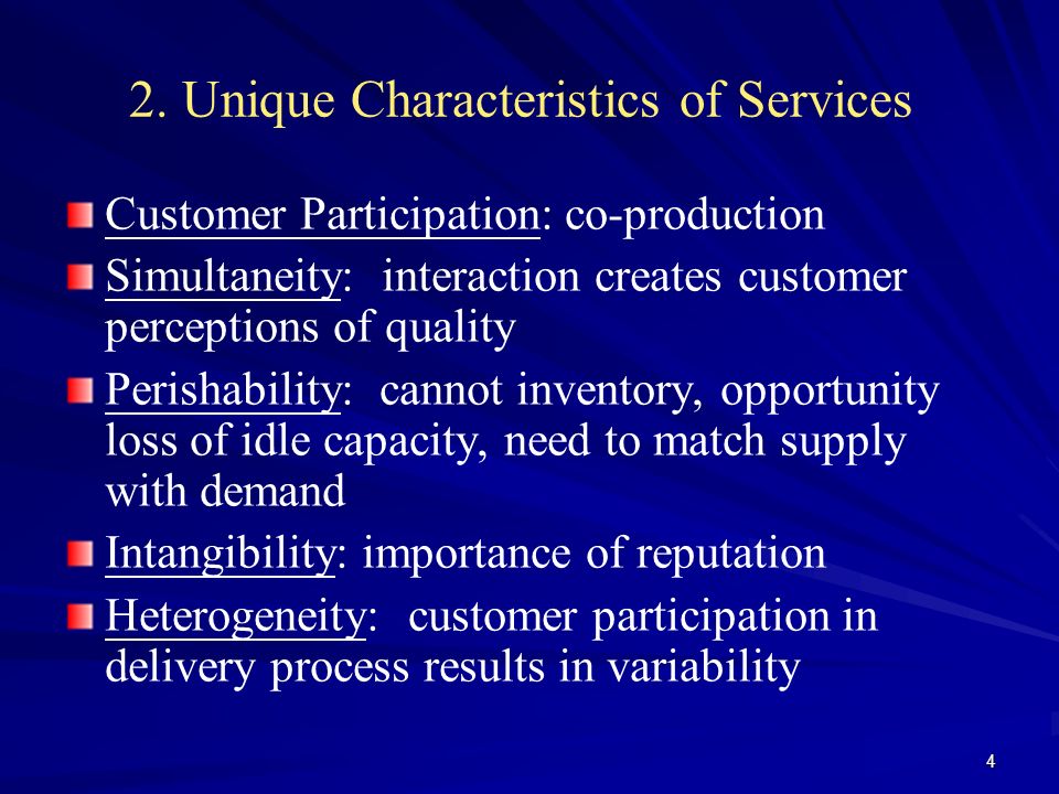Service Management Ch. 2, The Nature of Services - ppt video online download