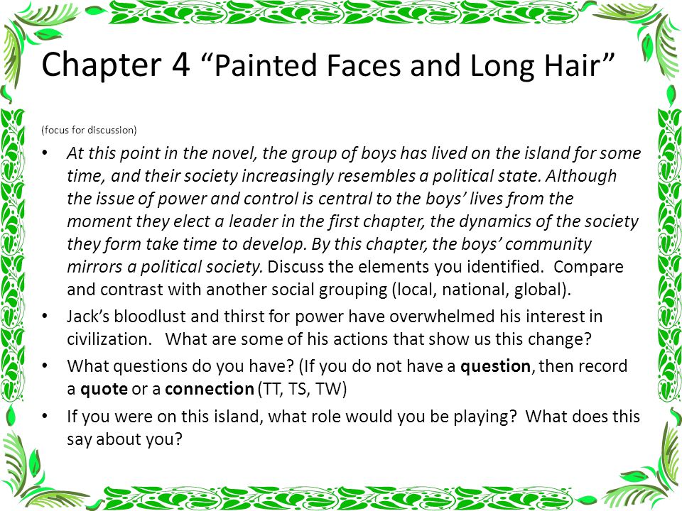 Lord Of The Flies Chapter Notes Ppt Video Online Download