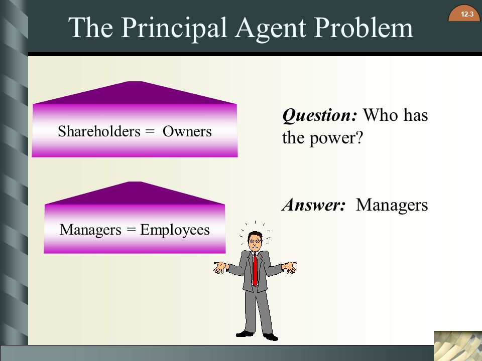 The Principal Agent Problem