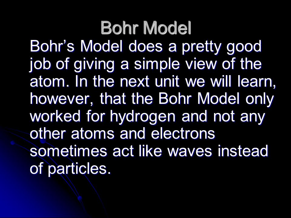 Bohr Model
