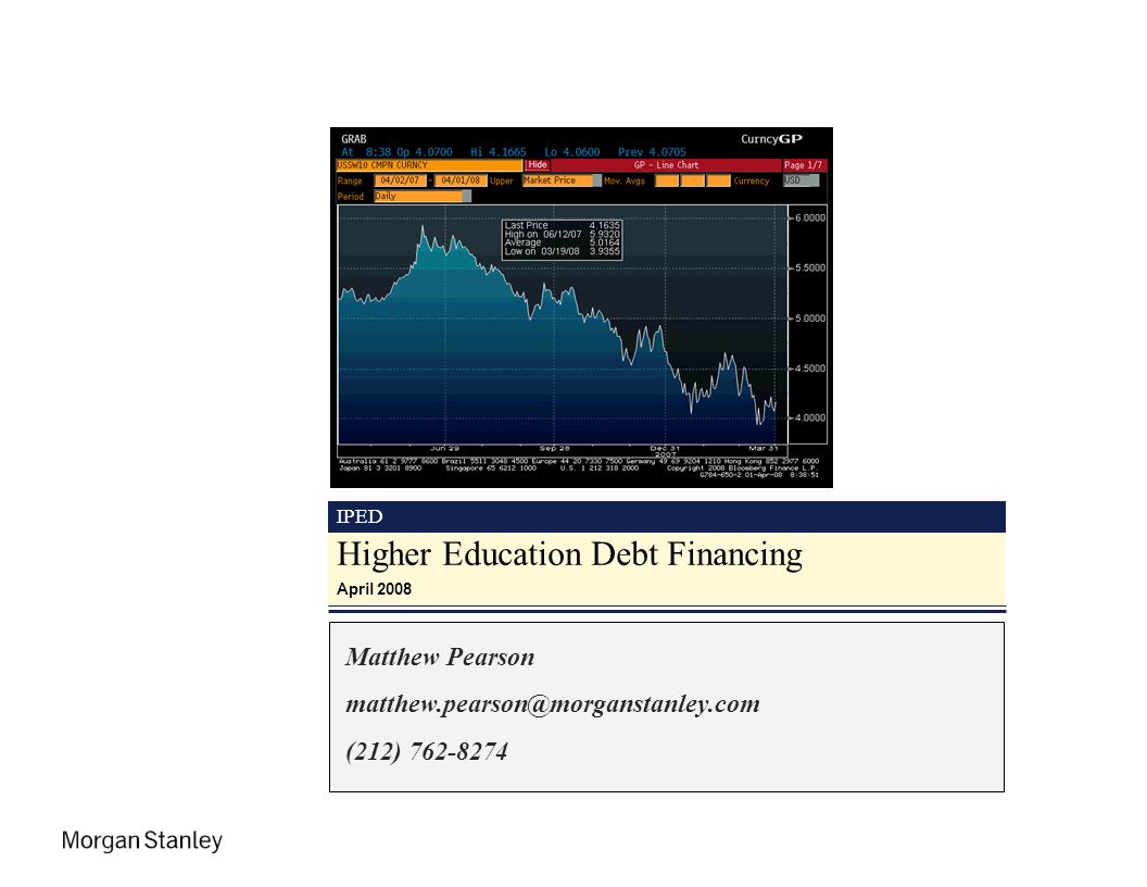 Higher Education Debt Financing