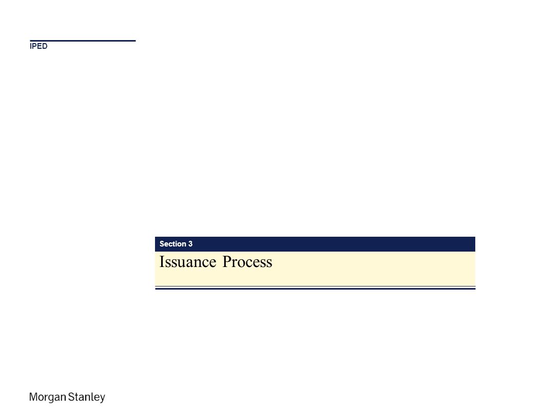 IPED Section 3 Issuance Process