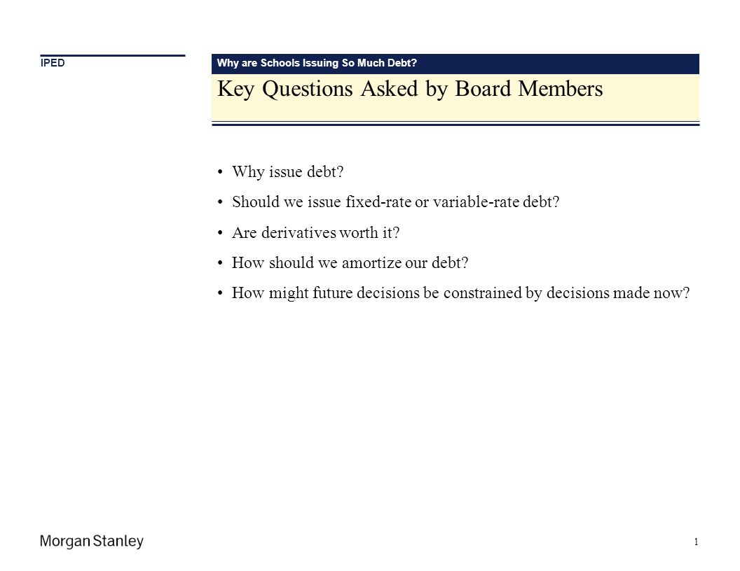 Key Questions Asked by Board Members