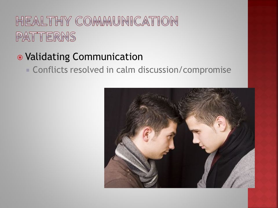 Healthy Communication Patterns
