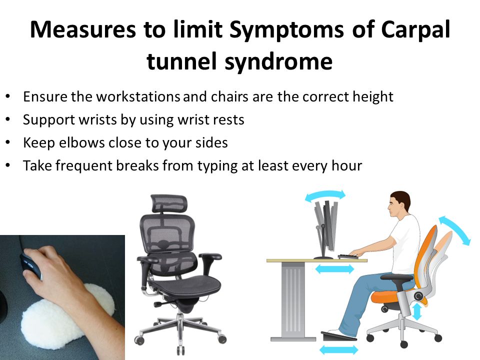 Measures to limit Symptoms of Carpal tunnel syndrome