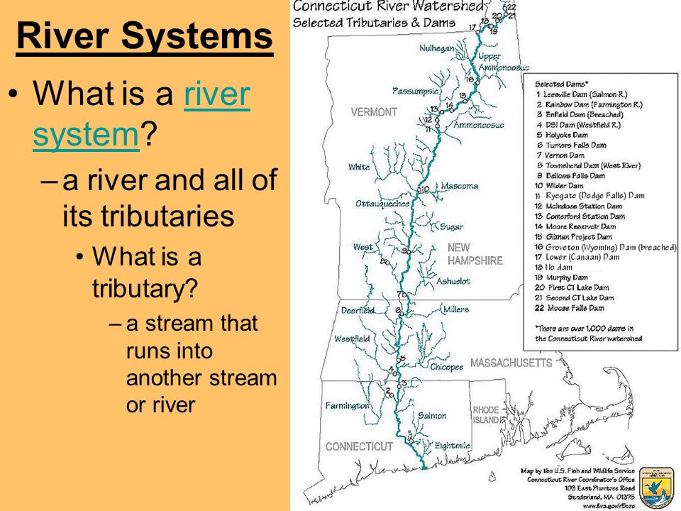 River Systems What is a river system