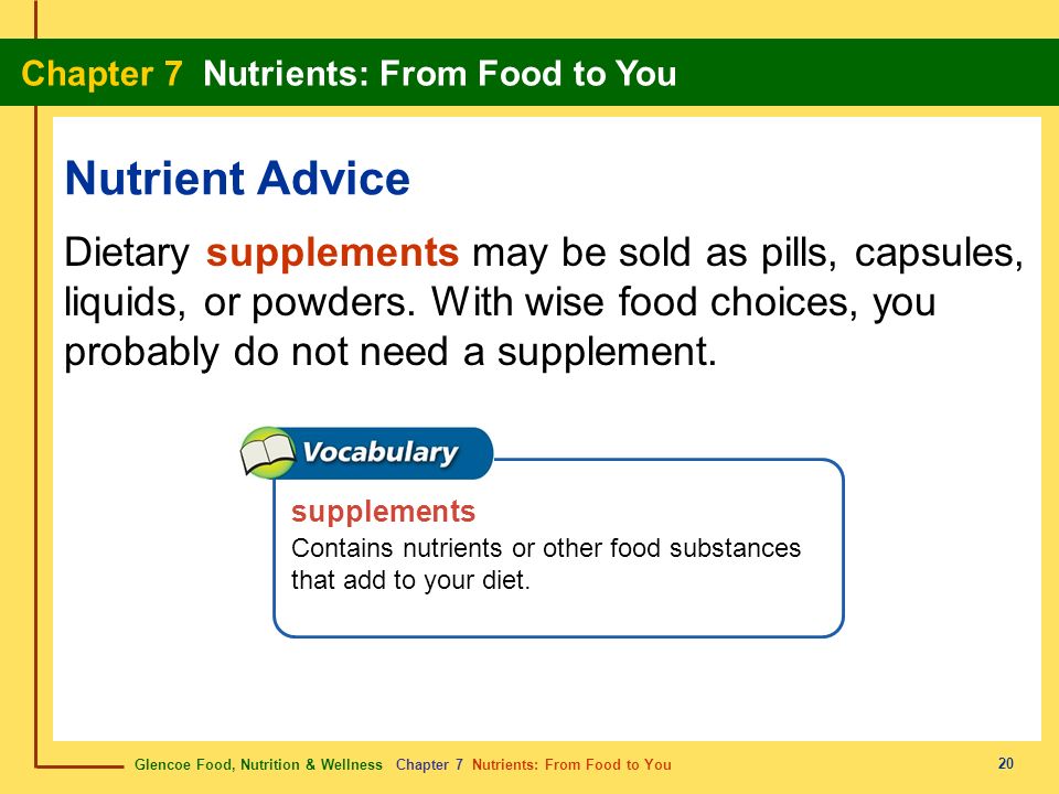 Nutrient Advice