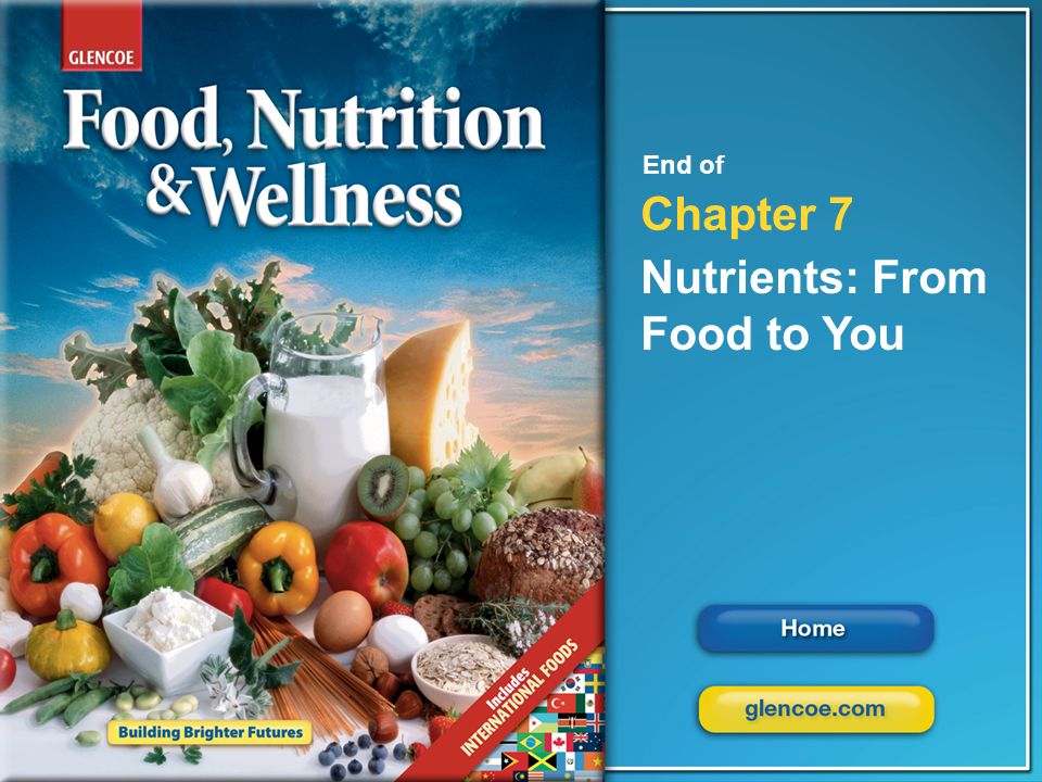 Nutrients: From Food to You