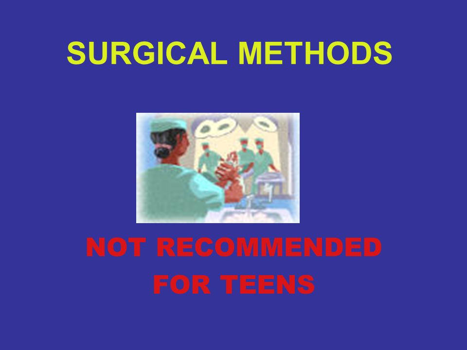 NOT RECOMMENDED FOR TEENS