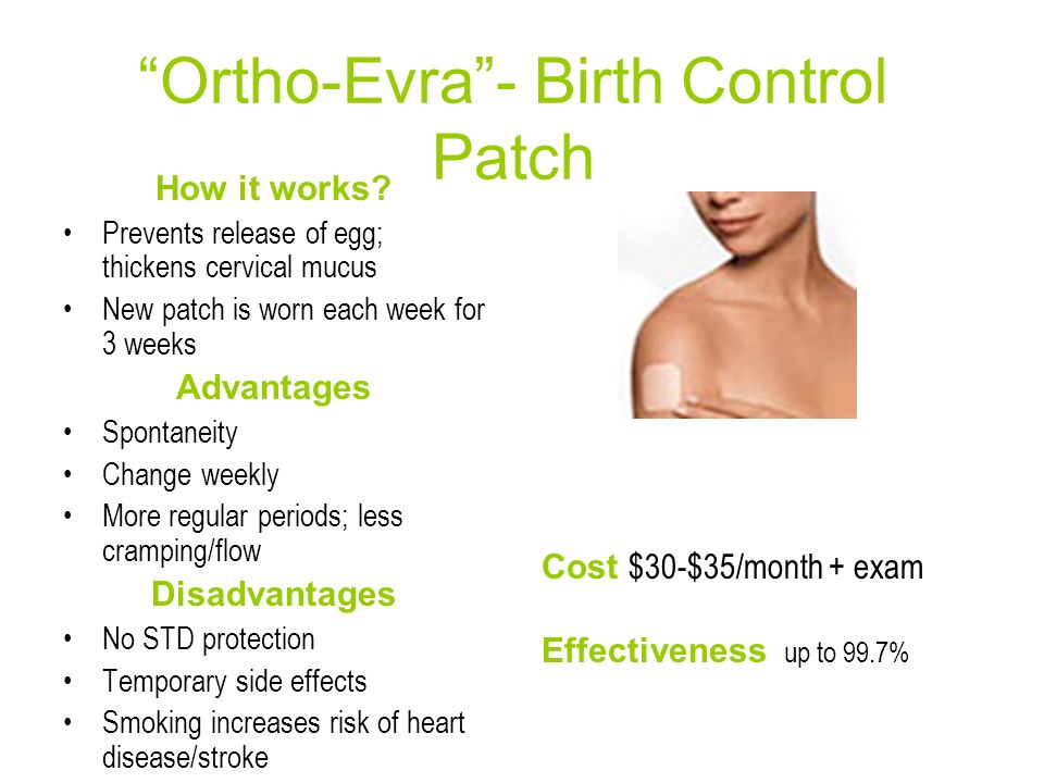 Ortho-Evra - Birth Control Patch