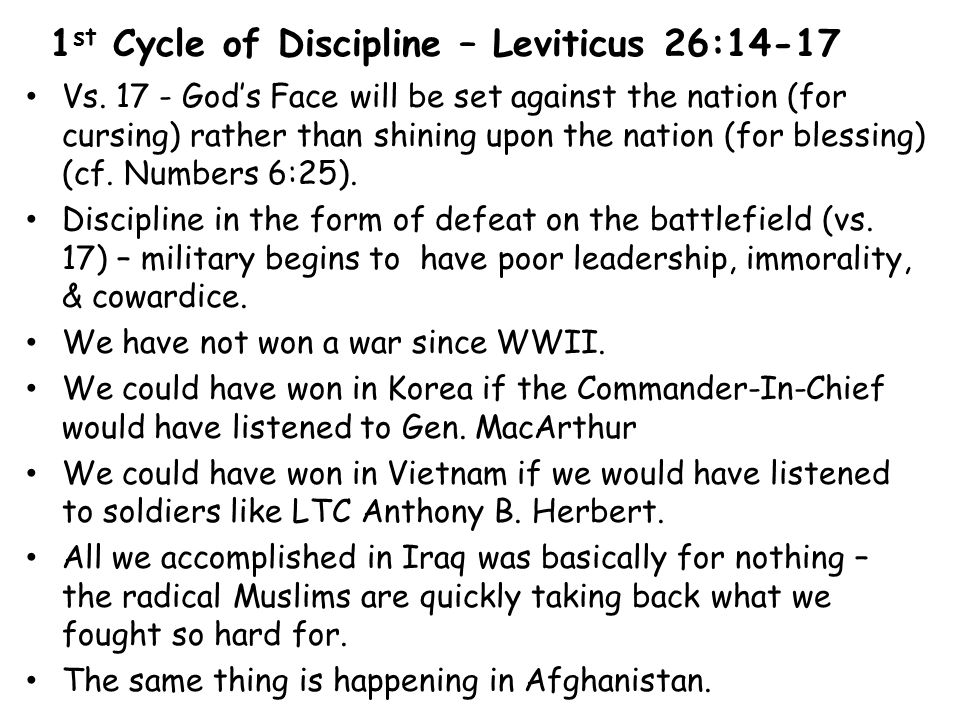 5 Cycles Of Discipline Leviticus 26 14 39 Ppt Video Online Download 5 Cycles Of Discipline Leviticus 26 14 39 Ppt Video Online Download