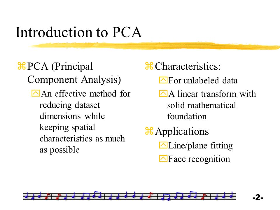 Principal Component Analysis (PCA) - ppt video online download