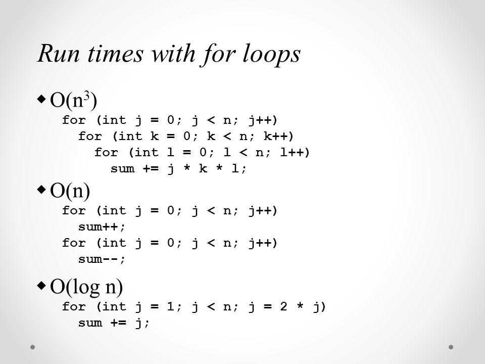 Big Oh Algorithm Analysis With Ppt Video Online Download