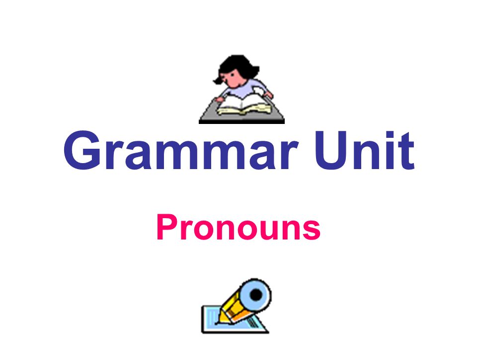 Grammar Unit Pronouns