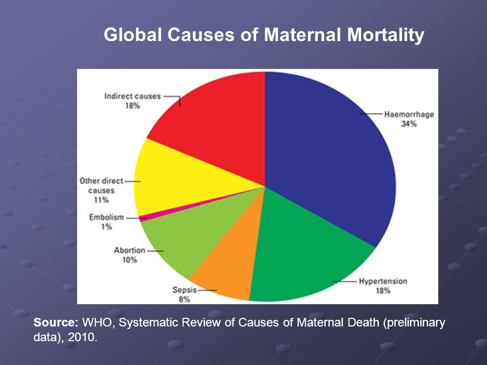 Global Causes of Maternal Mortality