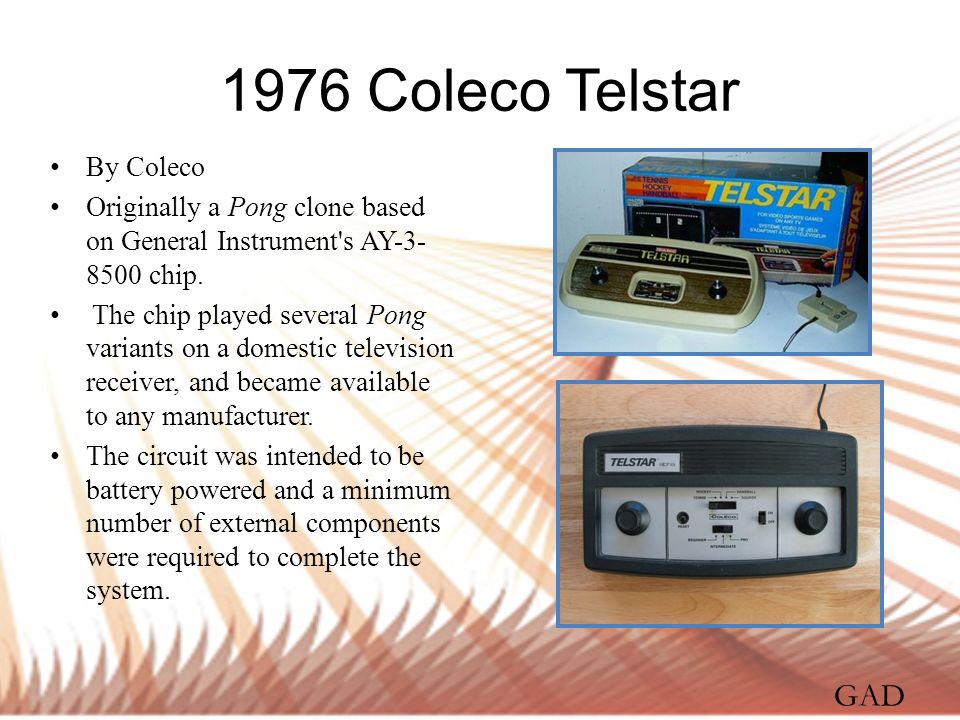 1976 Coleco Telstar GAD By Coleco
