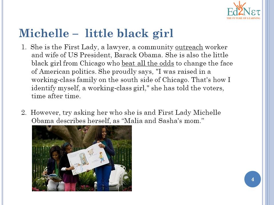 Michelle – little black girl