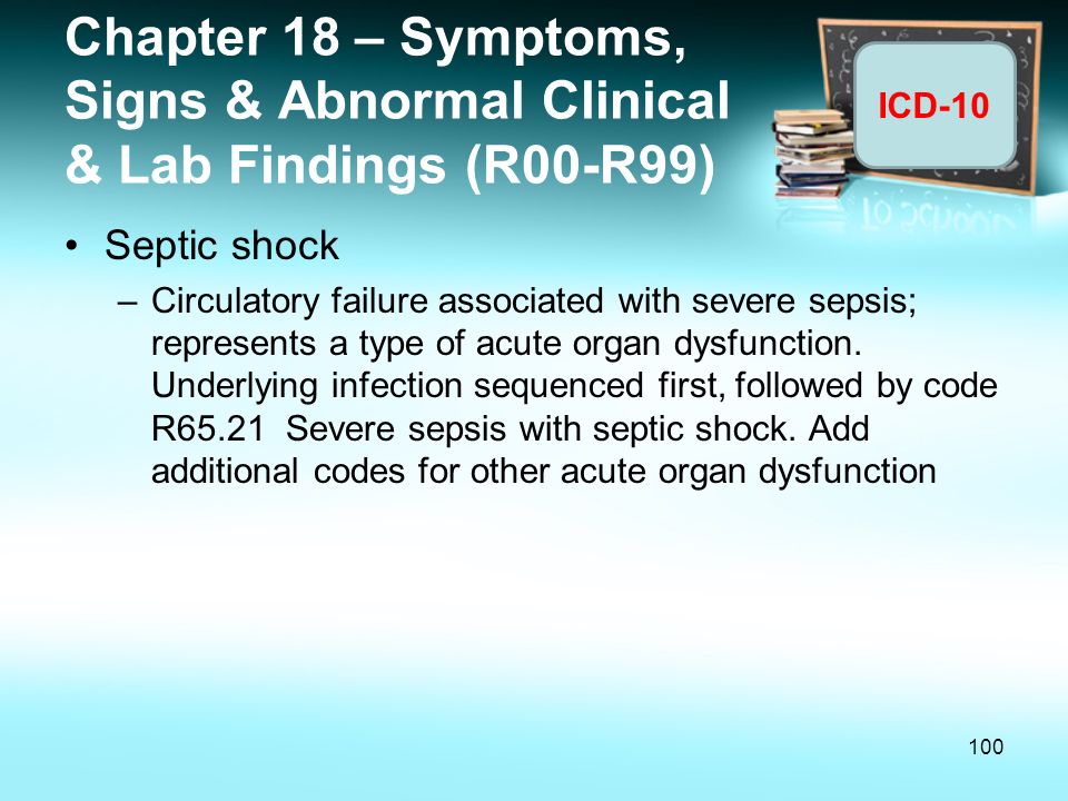 Chapter 18 – Symptoms, Signs & Abnormal Clinical & Lab Findings (R00-R99)