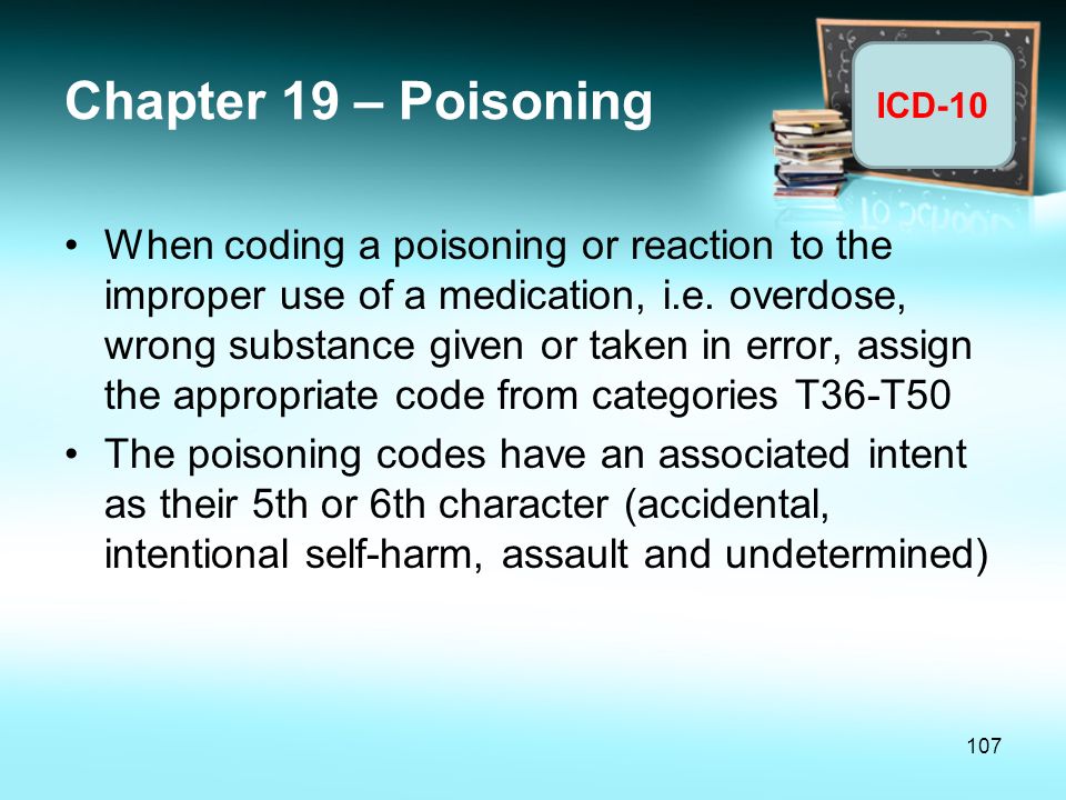 Chapter 19 – Poisoning