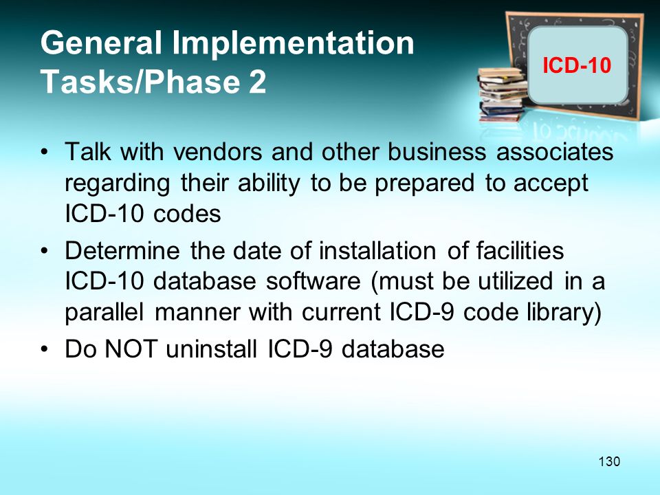 General Implementation Tasks/Phase 2