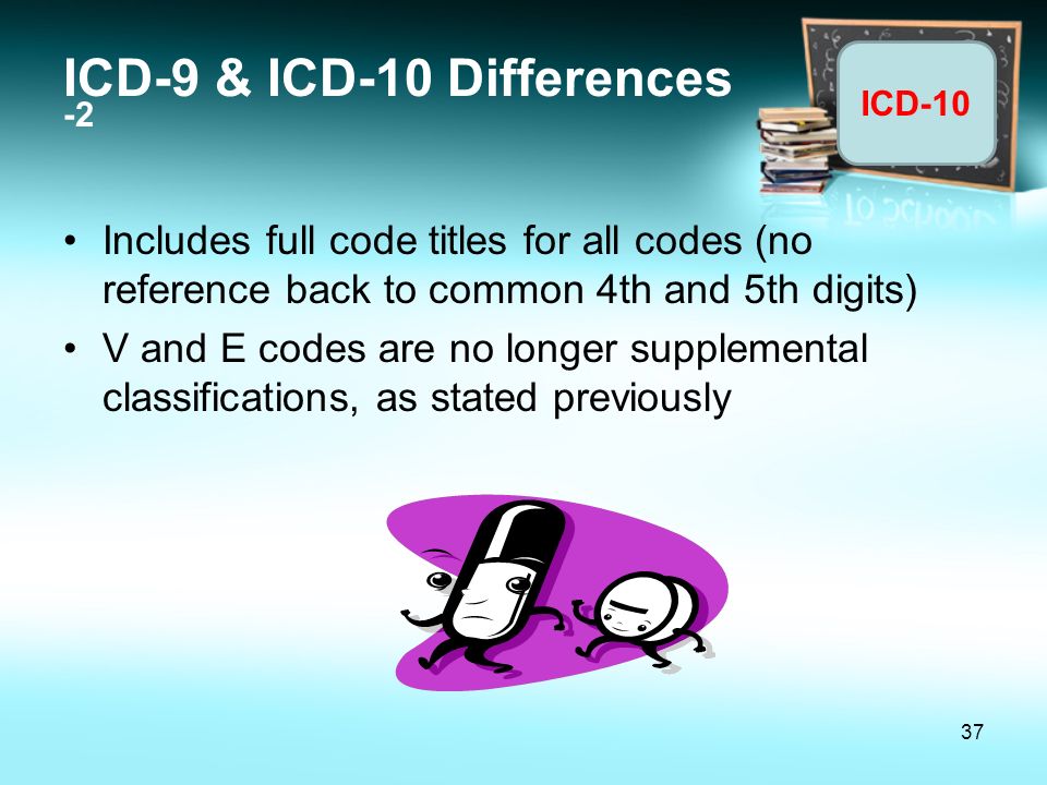 ICD-9 & ICD-10 Differences -2