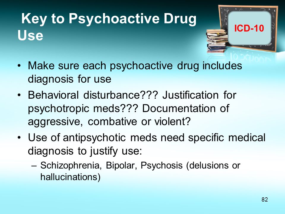 Key to Psychoactive Drug Use