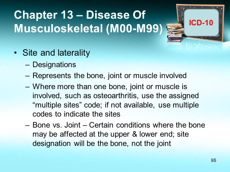 Chapter 13 – Disease Of Musculoskeletal (M00-M99)