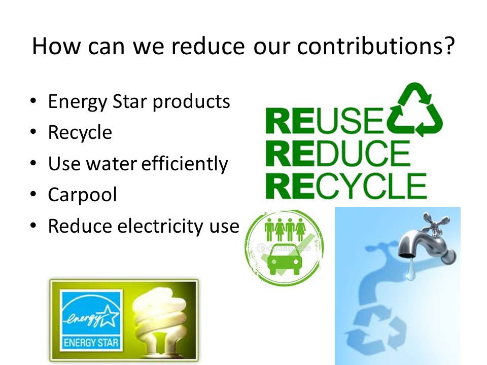 How can we reduce our contributions