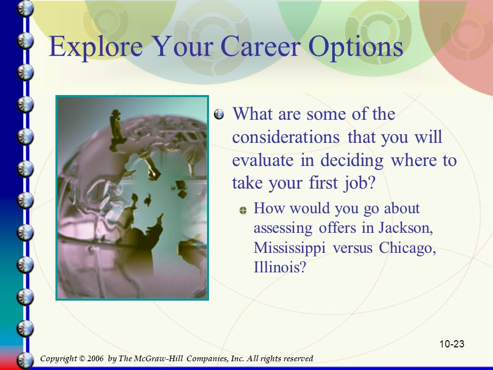 Explore Your Career Options