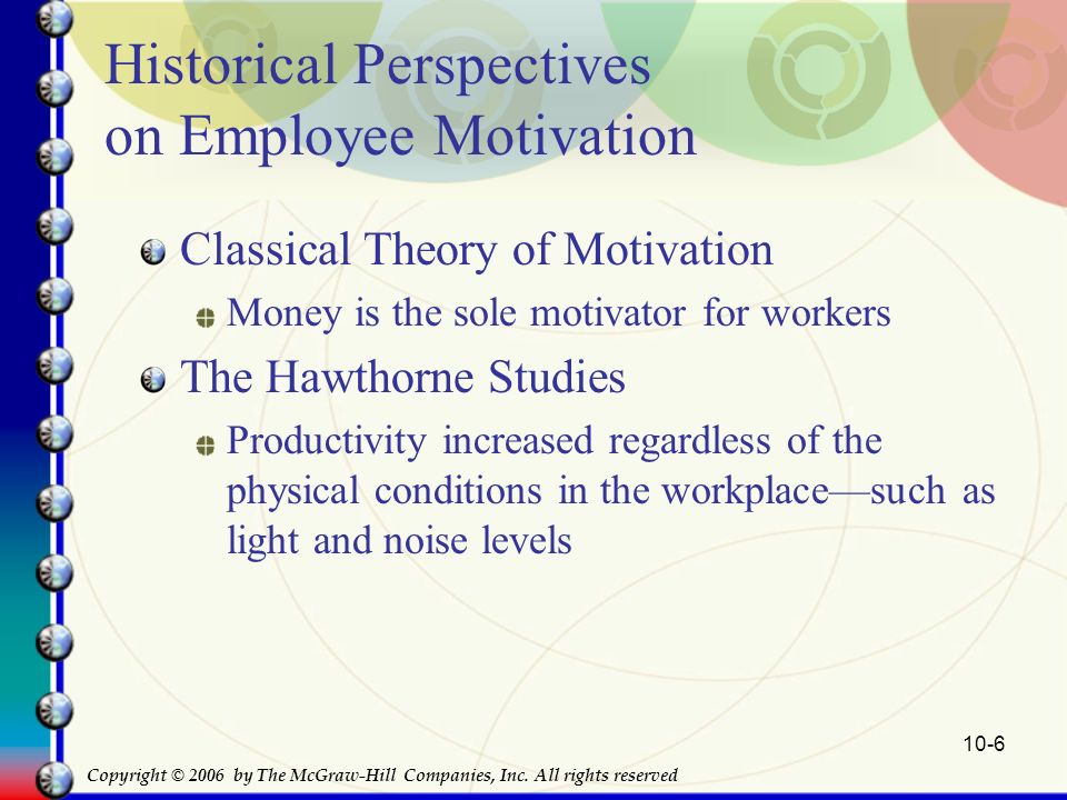 Historical Perspectives on Employee Motivation