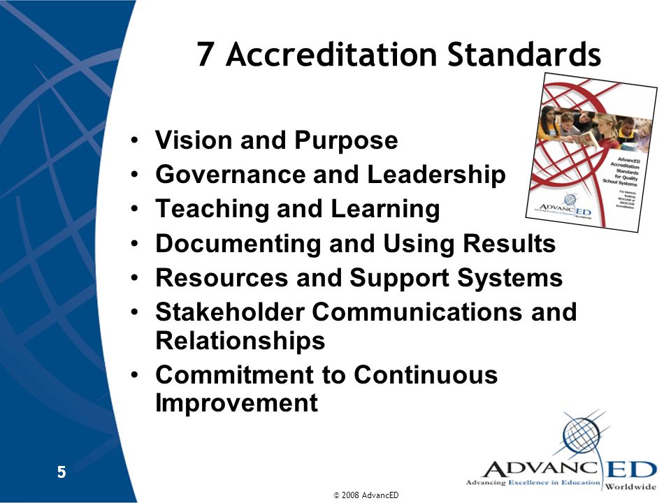 7 Accreditation Standards