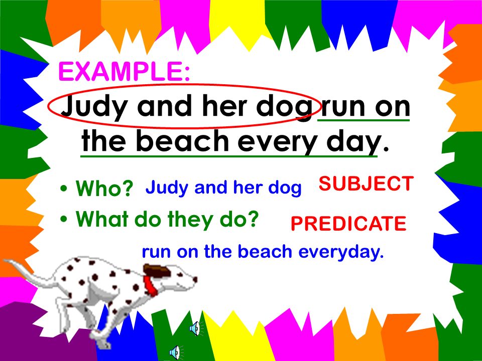Judy and her dog run on the beach every day.