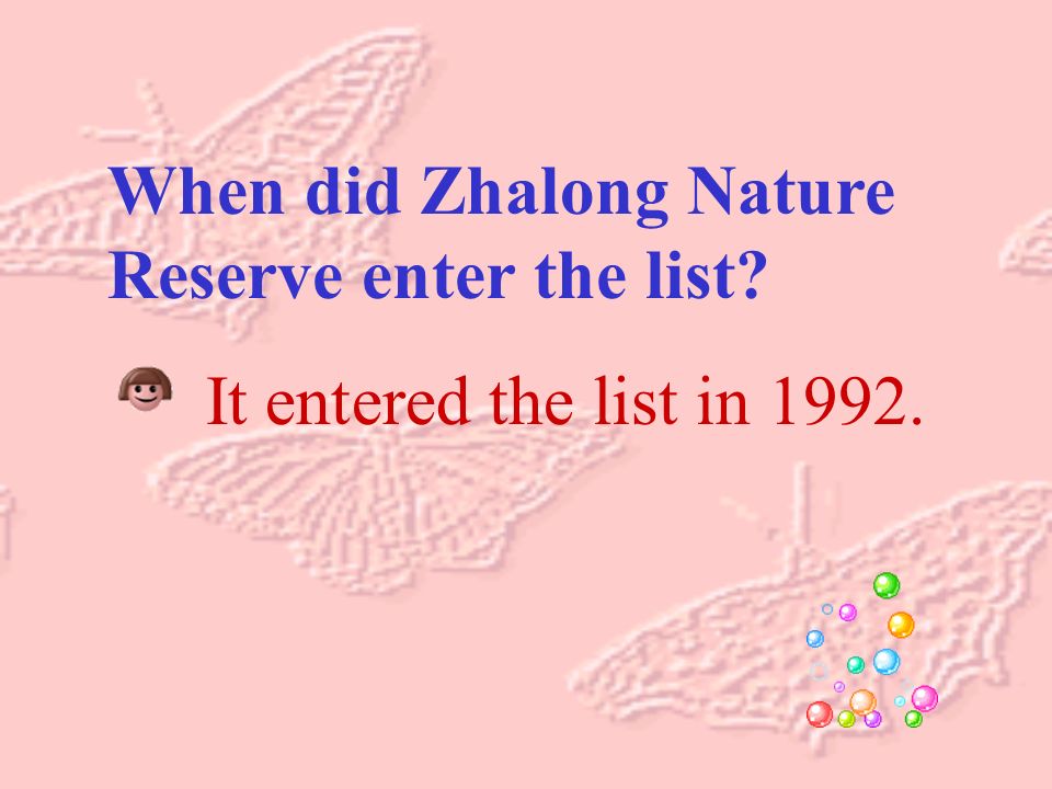 When did Zhalong Nature Reserve enter the list