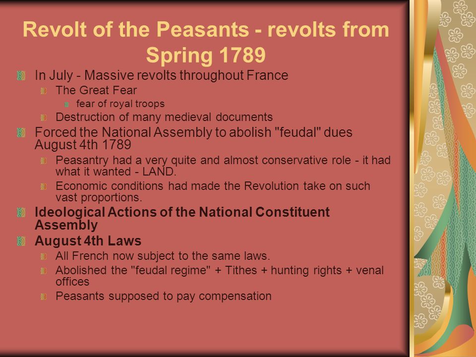 The French Revolution Importance Chronology - Sketch of Events - ppt download