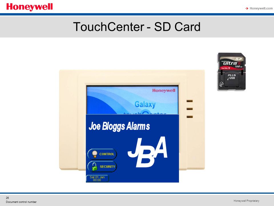 honeywell galaxy touchcenter plus